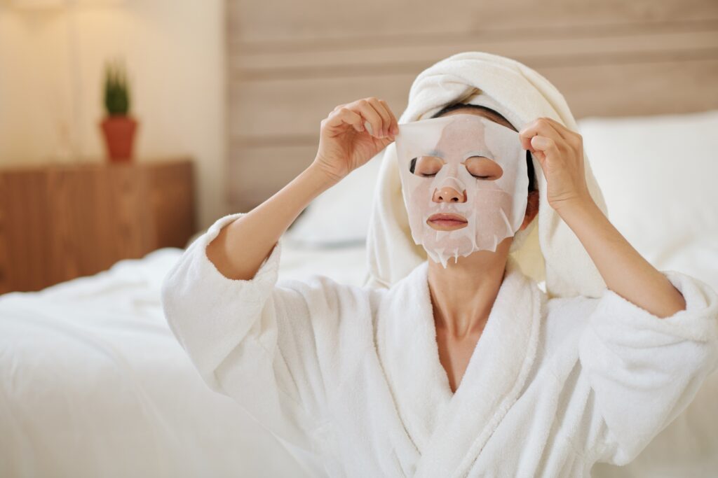 Masque de feuille hydratante