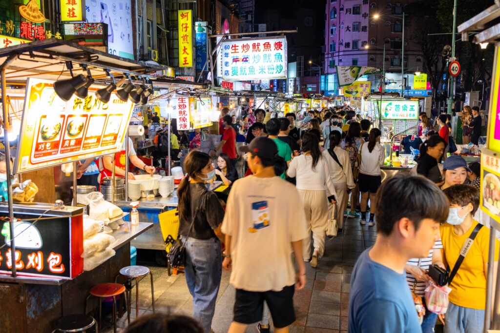 Marché nocturne à Taipei, Taiwan