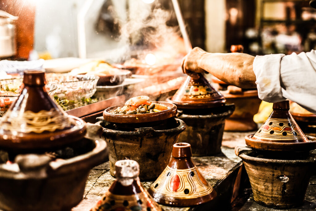 Tagine marocain à Marrakech, Maroc