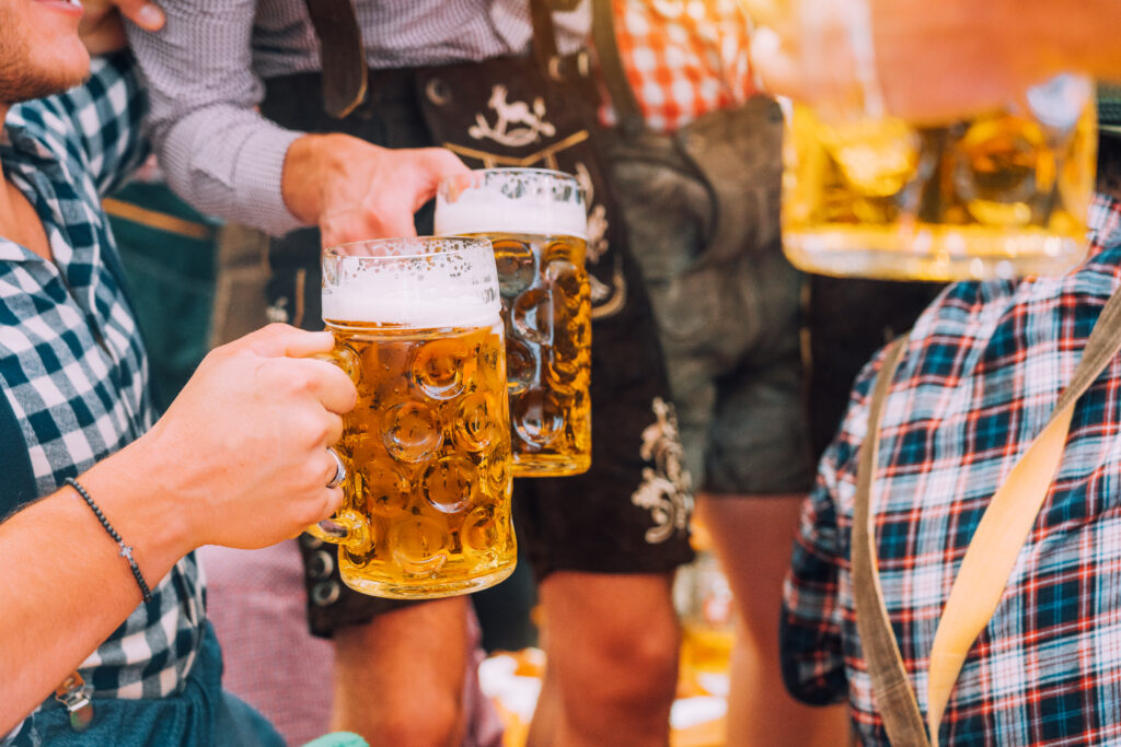 Expérience de la hall de la bière à Munich, Allemagne