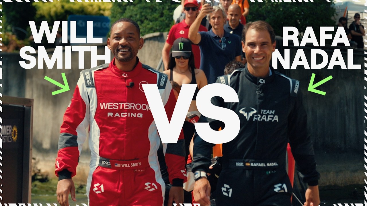 Will Smith vs Rafa Nadal E1 Drag Race - YouTube