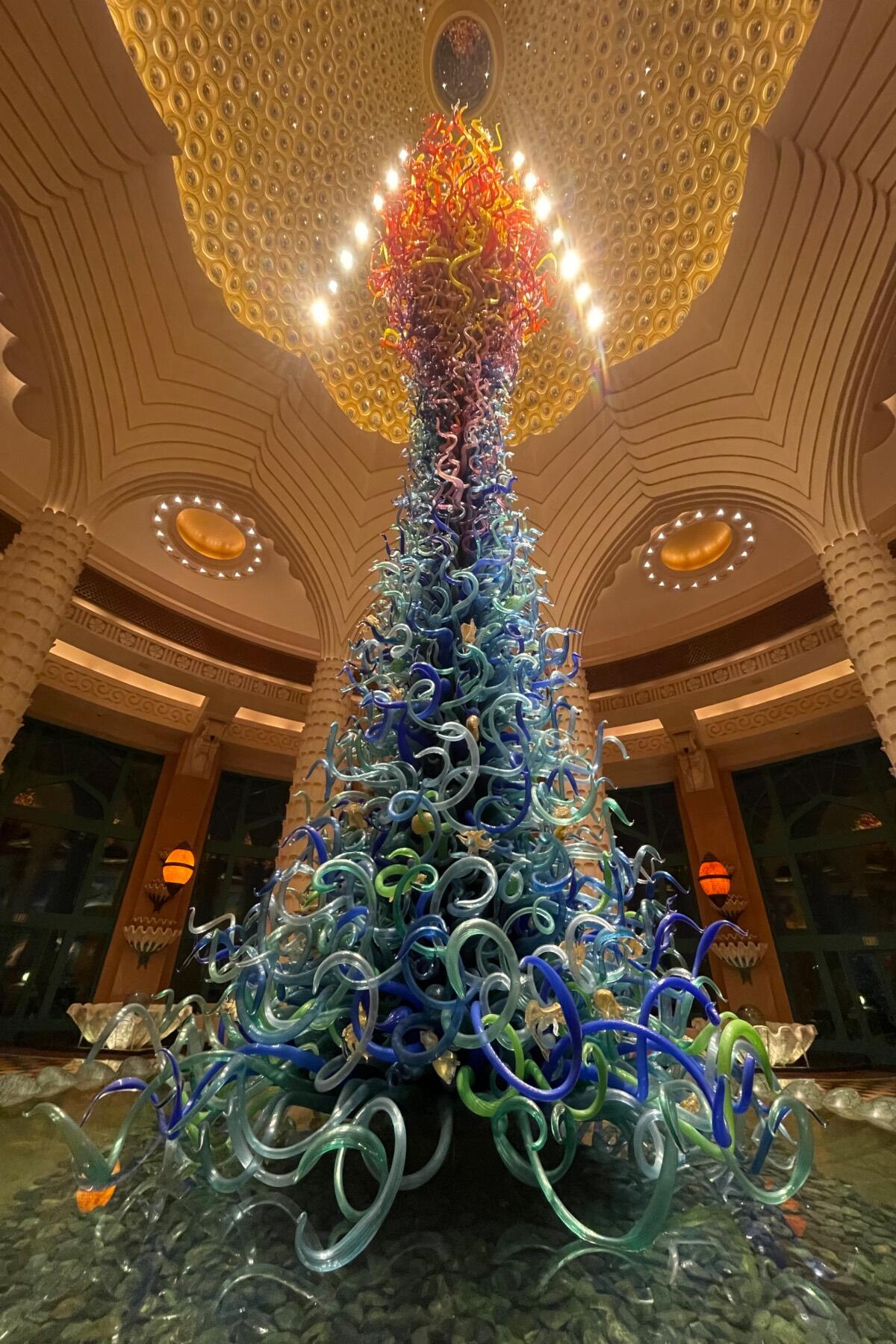 Sculpture de verre Atlantis