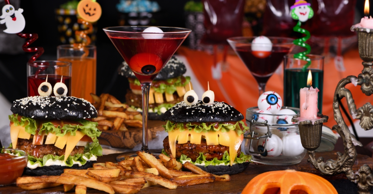 15 Idées complètes du dîner d'Halloween des entrées au dessert