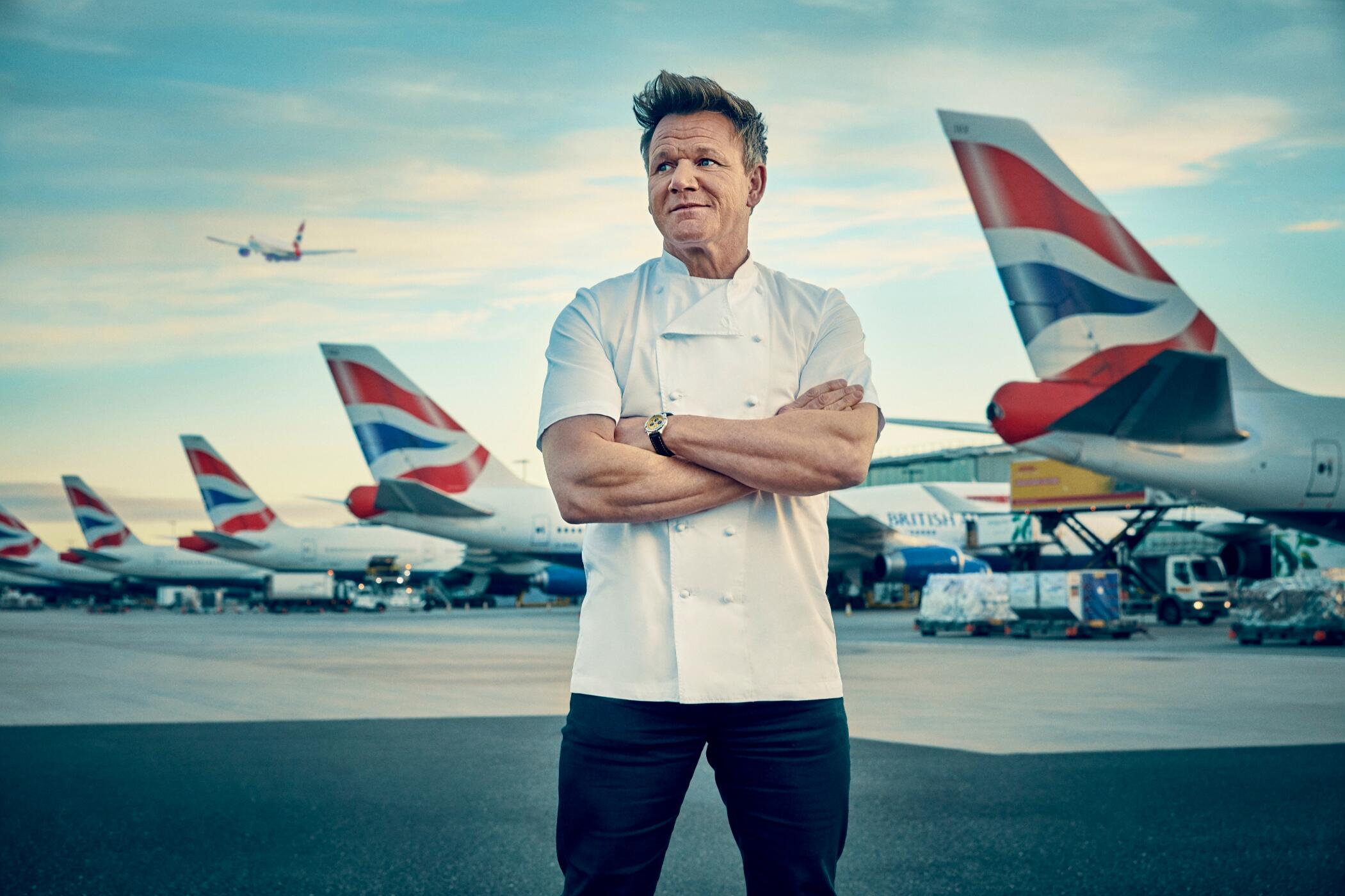 Gordon Ramsay vient de rendre l'attente à l'aéroport oh-so-délicieuse
