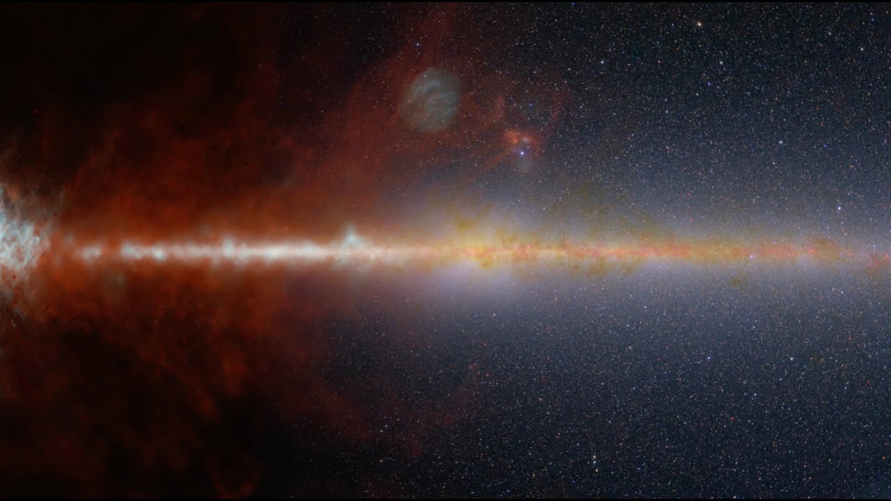 Première carte du ciel SPHEREx — Panorama - YouTube