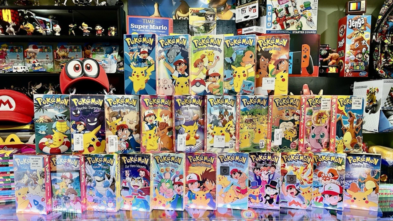 10 cassettes VHS et DVD Pokémon les plus rares que les collectionneurs continuent de rechercher