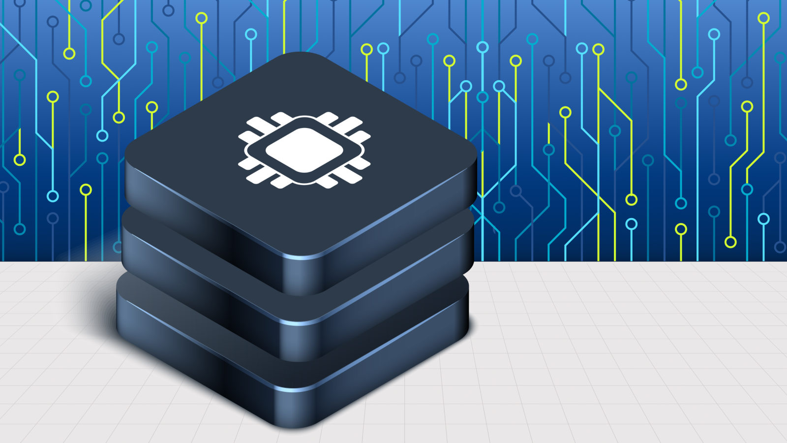 Illustration informatique du transistor mémoire