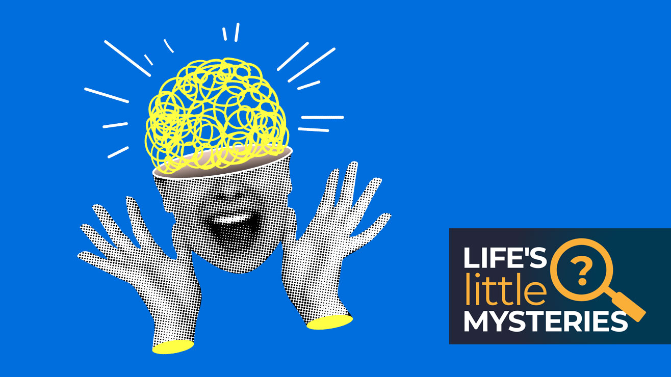 Cerveau brillant à l'intérieur de l'illustration de la tête de la femme