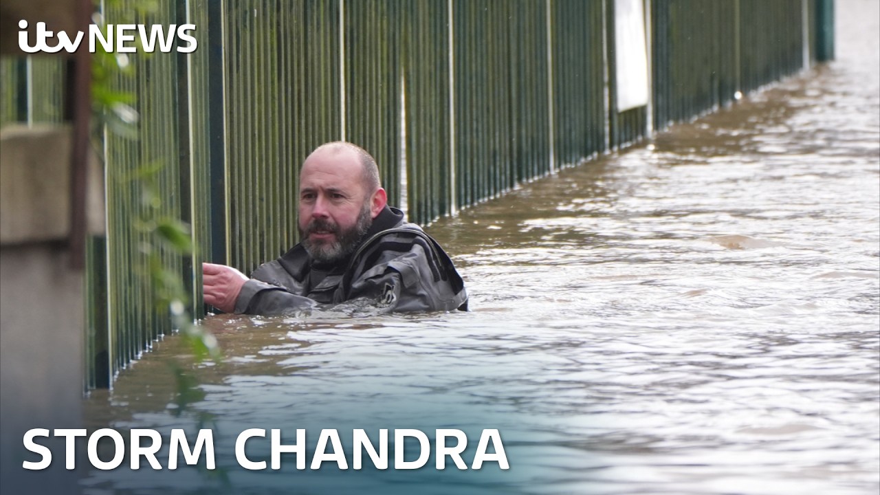 Comment la tempête Chandra a traversé le Royaume-Uni | Actualités ITV - YouTube