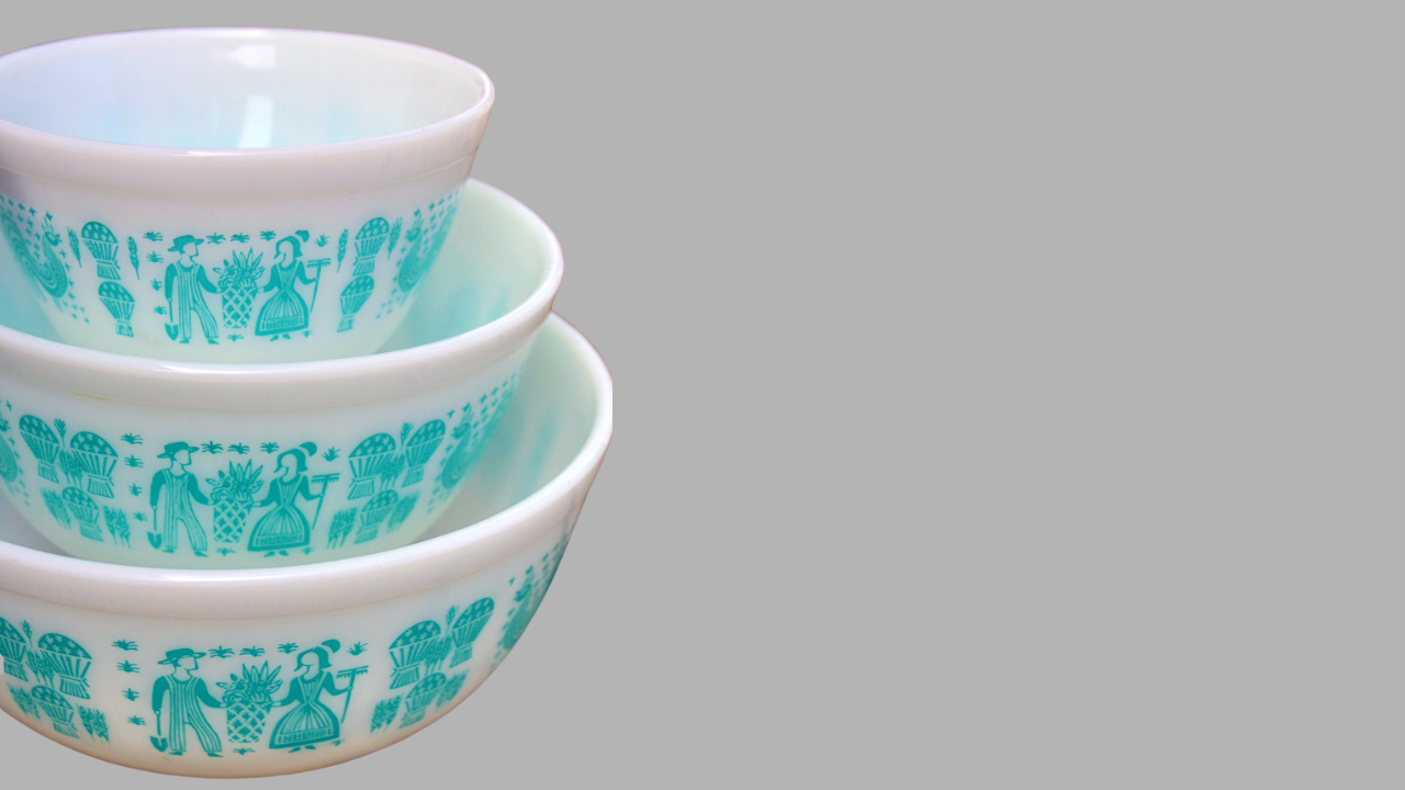 11 modèles en Pyrex que les gens collectionnent le plus au printemps