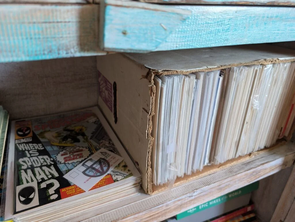 la collection de bandes dessinées de mon beau-frère