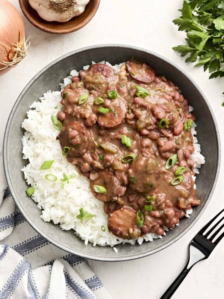 Haricots rouges et riz à la Louisiane