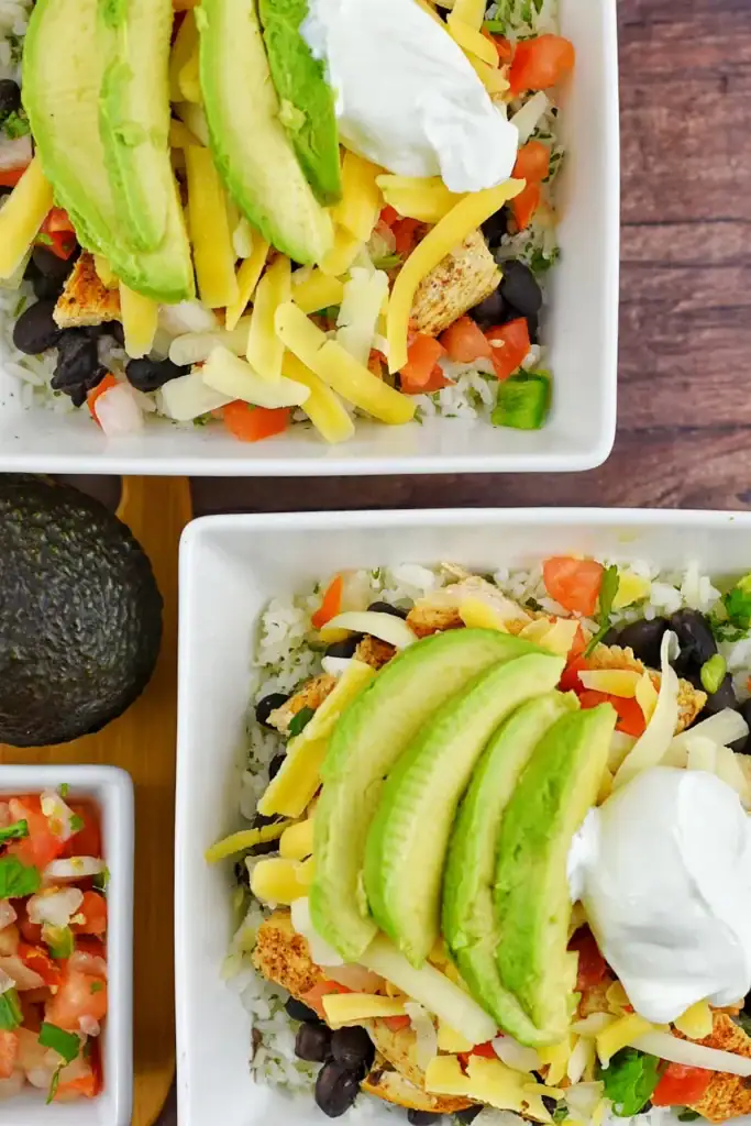 Bol de fajita au poulet