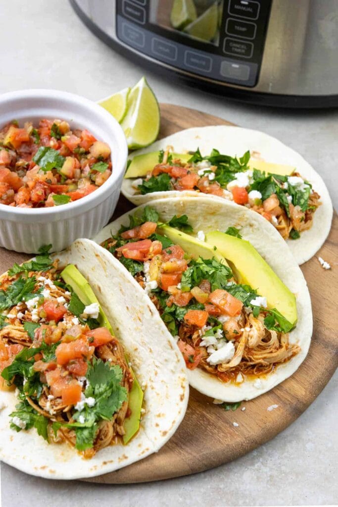 Tacos au poulet à la mijoteuse