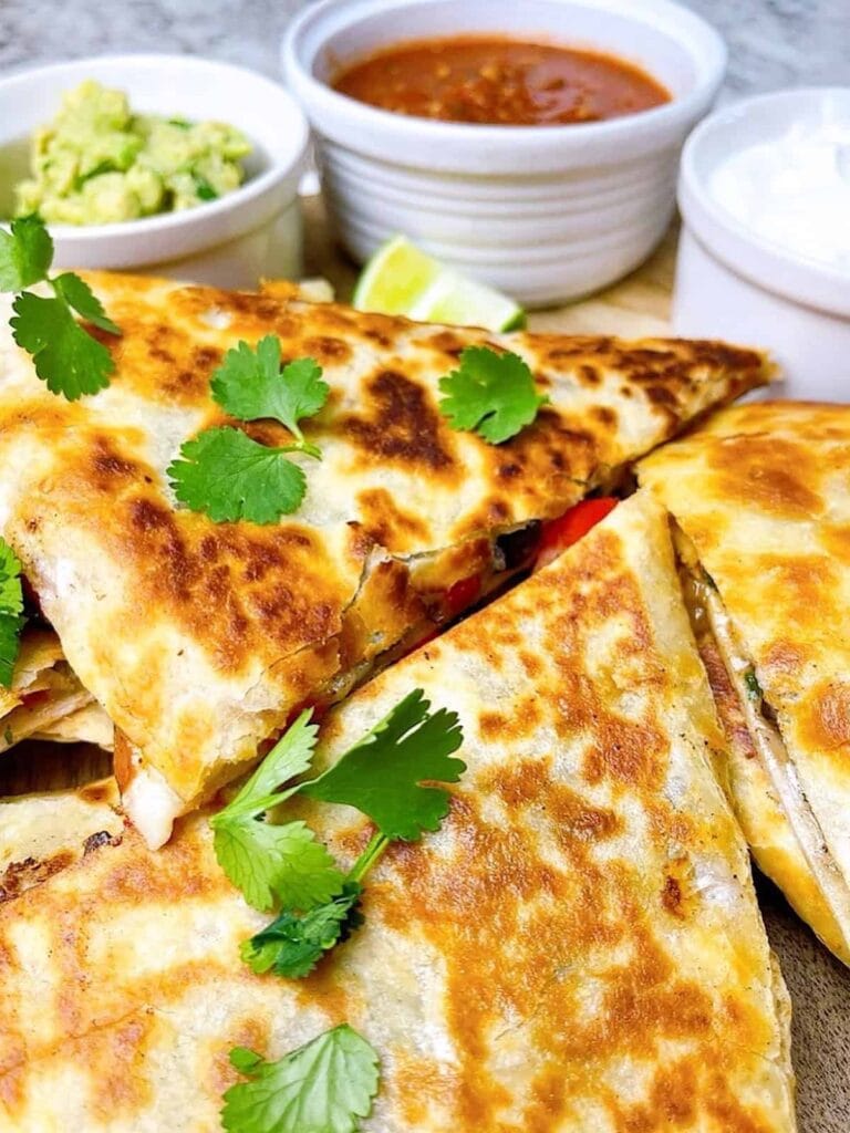 Quesadillas végétariennes faciles