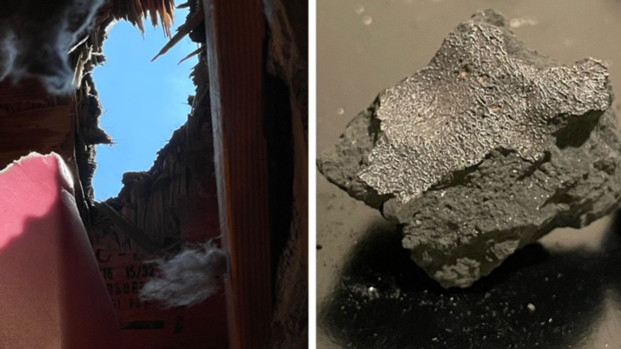 Selon une étude, la météorite « boule de feu » qui s'est écrasée sur une maison du New Jersey contient des ingrédients de la vie provenant d'une ancienne protoplanète