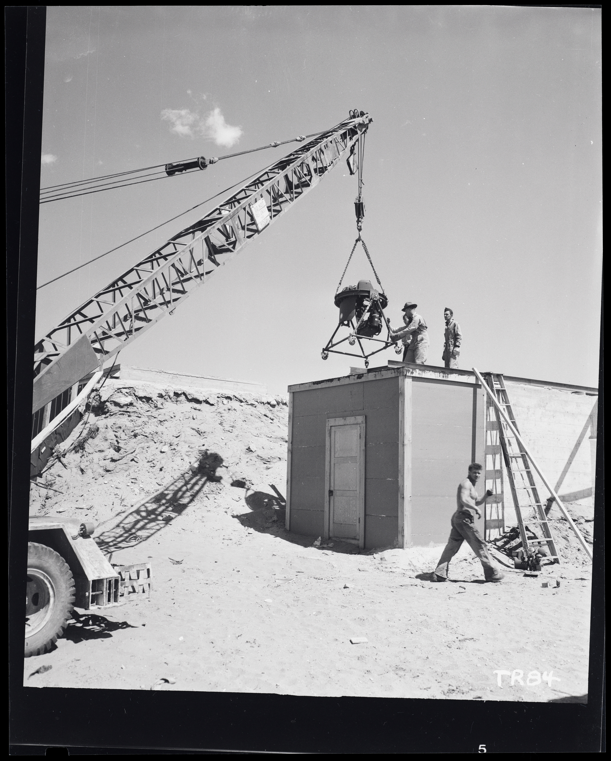 Photo du site d'essais nucléaires de Trinity