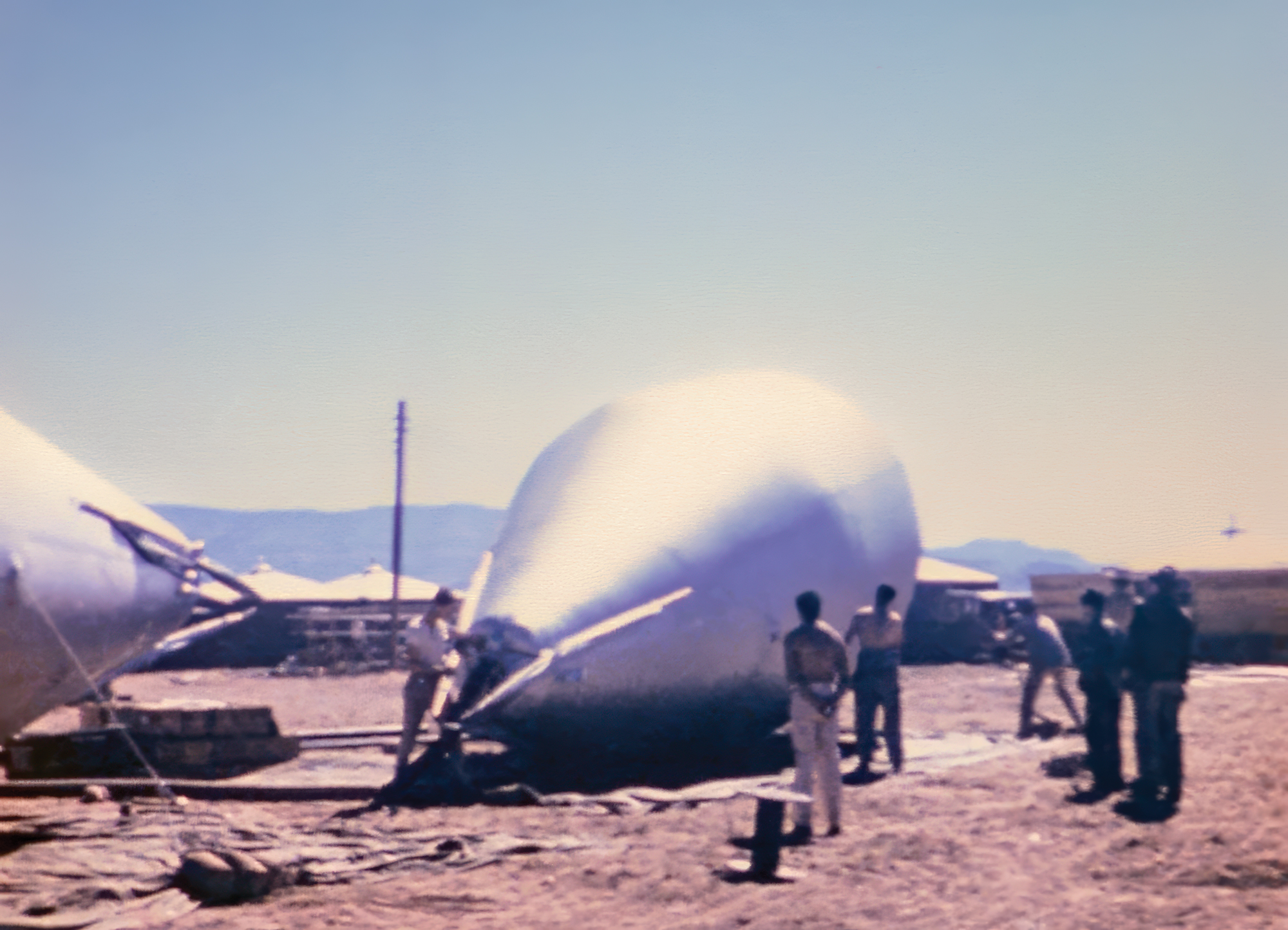Photo du site d'essais nucléaires de Trinity