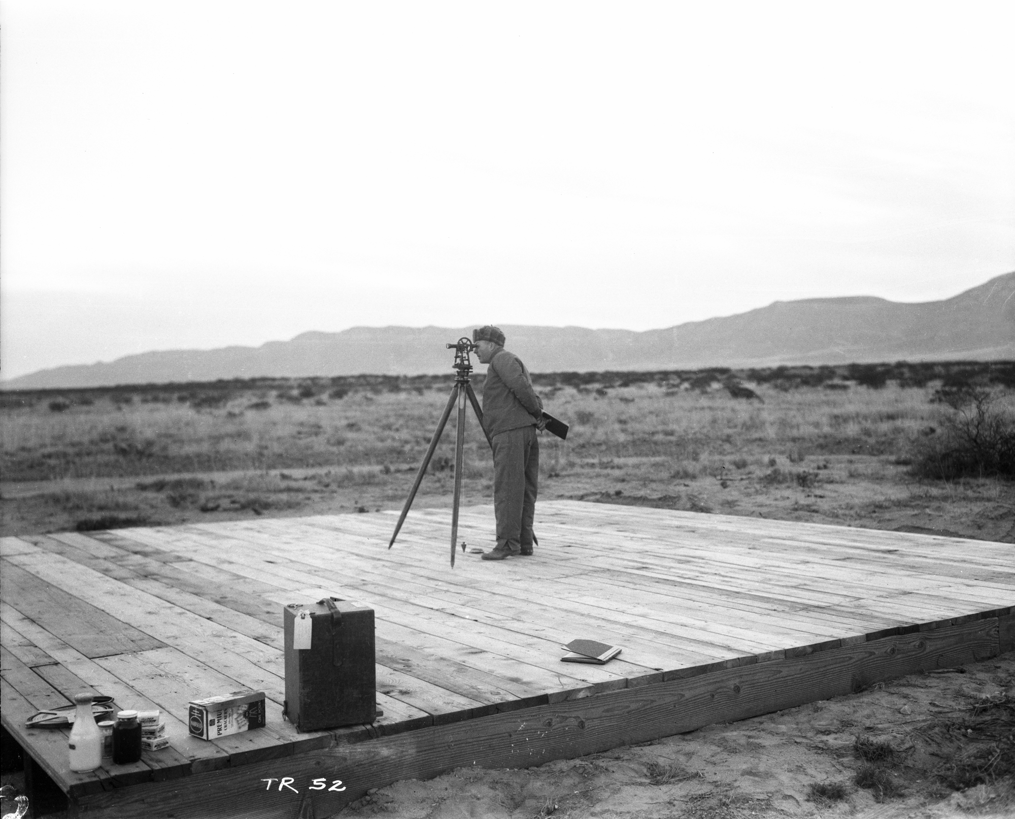 Photo du site d'essais nucléaires de Trinity