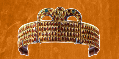 Couronne de Kertch : un diadème en or orné de pierres précieuses vieux de 1 600 ans trouvé dans la tombe d&rsquo;une noble Hun