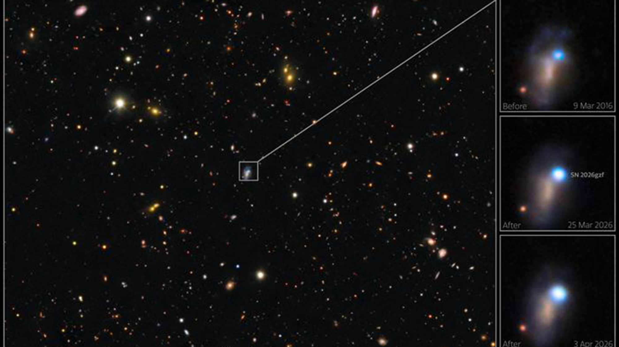 Une étoile 20 fois plus grande que le Soleil est morte dans une supernova – et les télescopes du monde entier ont uni leurs forces pour l'observer