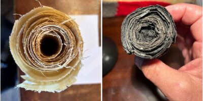 Une nouvelle astuce pourrait révéler du texte sur des parchemins vieux de 2 000 ans calcinés par l&rsquo;éruption du Vésuve