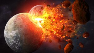La Lune pourrait s'être formée en seulement 5 heures, suggèrent de nouvelles simulations