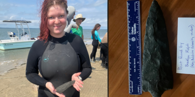 « C&rsquo;est tellement fou ! » Un étudiant de Virginie à la recherche de dents de requin découvre une pointe de lance amérindienne rare