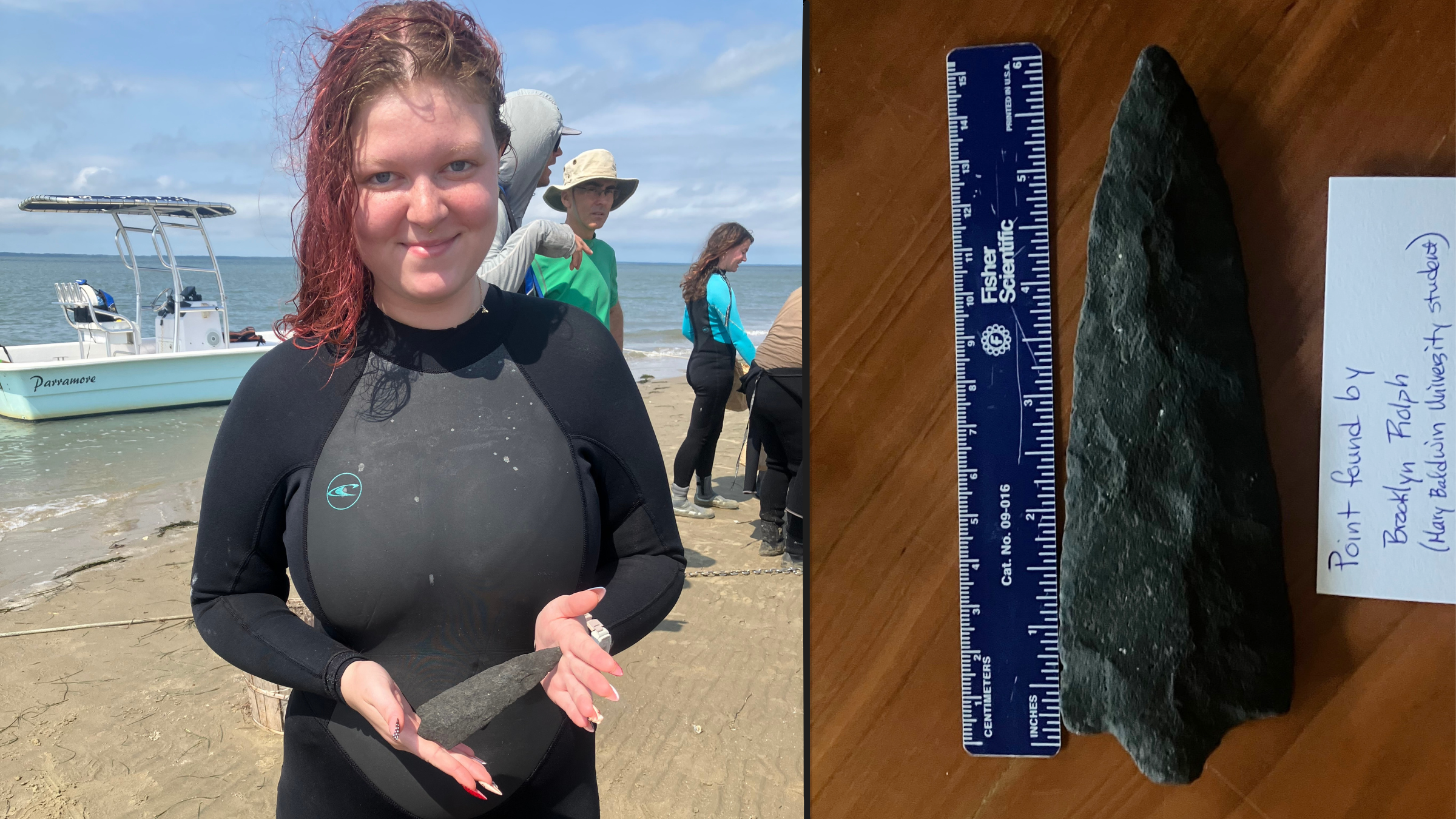 « C'est tellement fou ! » Un étudiant de Virginie à la recherche de dents de requin découvre une pointe de lance amérindienne rare