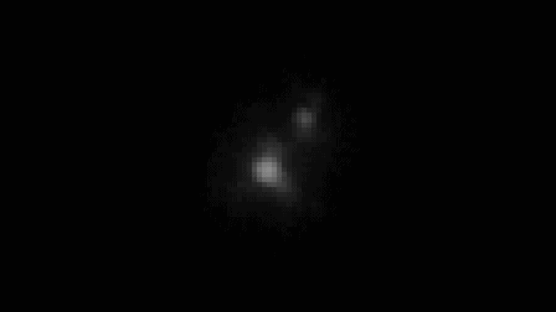 Un GIF montrant des pixels de lumière se déplaçant dans l’espace. Jusqu'à présent, c'était notre meilleur aperçu de Shenlong.